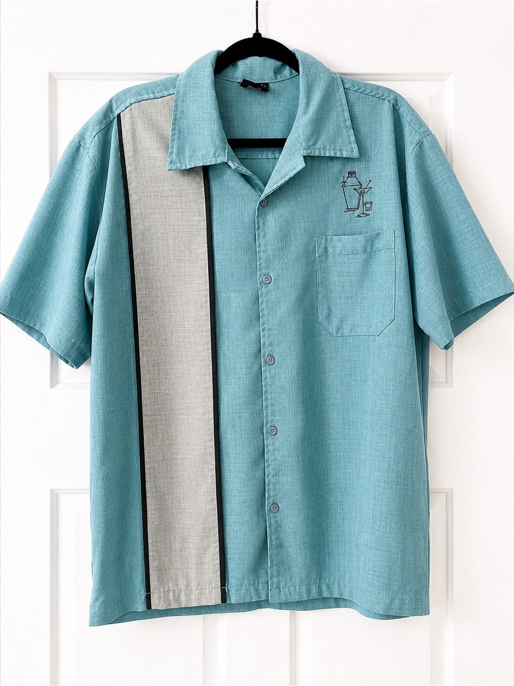 Steady Palm Springs Cocktail Bowling Shirt - Martini Bowling Shirt